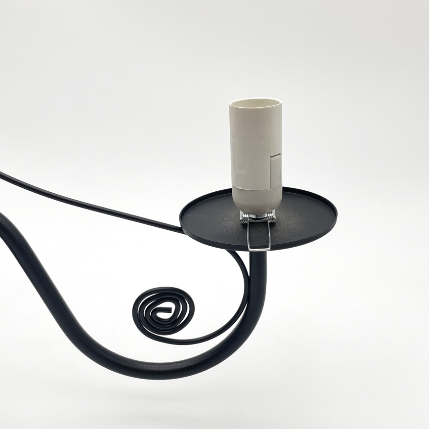Brilagi - LED Lustra ar ķēdi COTTAGE 3xE14/40W/230V melna/balta