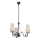Brilagi - LED Lustra ar ķēdi COTTAGE 3xE14/40W/230V melna/brūna