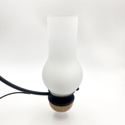 Brilagi - LED lustra ar ķēdi COTTAGE 3xE14/40W/230V ozols/melns/balts