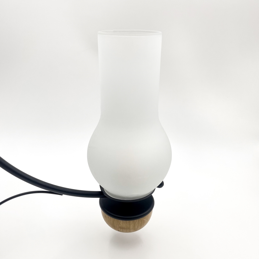Brilagi - LED lustra ar ķēdi COTTAGE 3xE14/40W/230V ozols/melns/balts