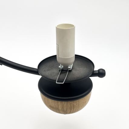 Brilagi - LED lustra ar ķēdi COTTAGE 3xE14/40W/230V ozols/melns/balts