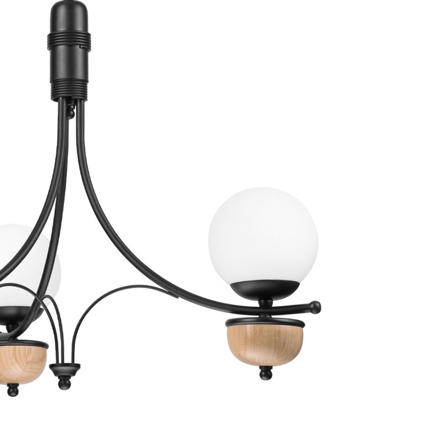 Brilagi - LED Lustra ar ķēdi COTTAGE 3xG9/40W/230V dižskābardis/balta