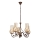 Brilagi - LED Lustra ar ķēdi COTTAGE 5xE14/40W/230V brūna