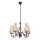Brilagi - LED Lustra ar ķēdi COTTAGE 5xE14/40W/230V melna/brūna