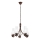 Brilagi - LED lustra ar ķēdi COTTAGE 5xE14/40W/230V ozols/balts