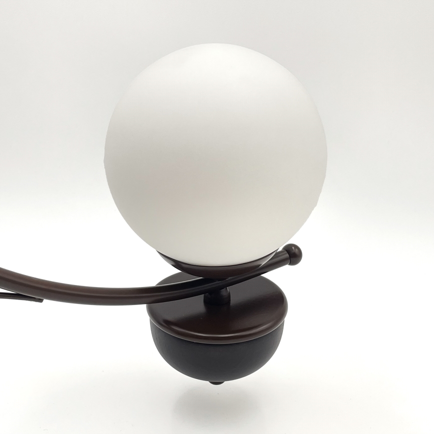 Brilagi - LED Lustra ar ķēdi COTTAGE 5xG9/40W/230V ozols/balta