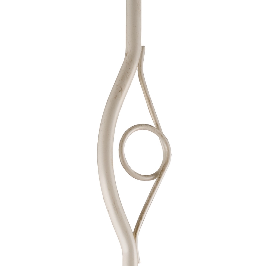 Brilagi - LED Lustra ar stieni ANTICO 1xE27/60W/230V balts patina