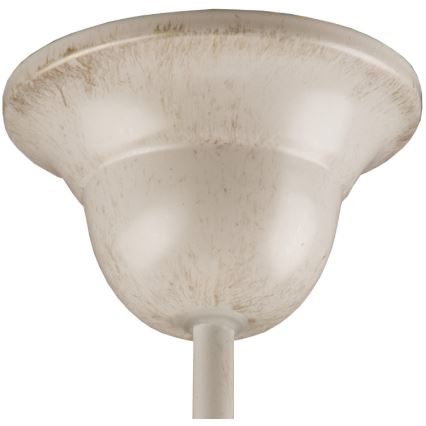 Brilagi - LED Lustra ar stieni ANTICO 1xE27/60W/230V balts patina