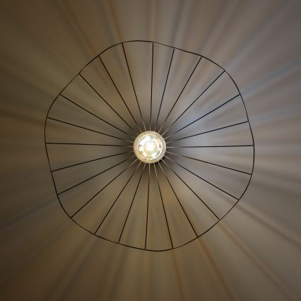 Brilagi - LED lustra ar stiepli CERIA WIRE 1xE27/40W/230V Ø 80 cm melna