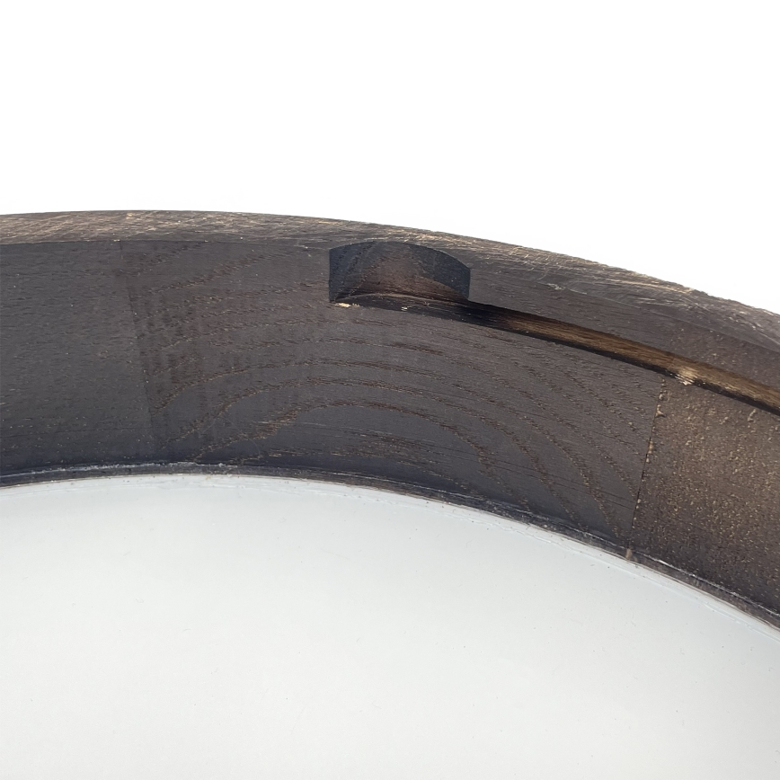 Brilagi - LED lustra ar vadu CARVALHO SMOKEY 3xE27/60W/230V ozols dia. 47,5 cm