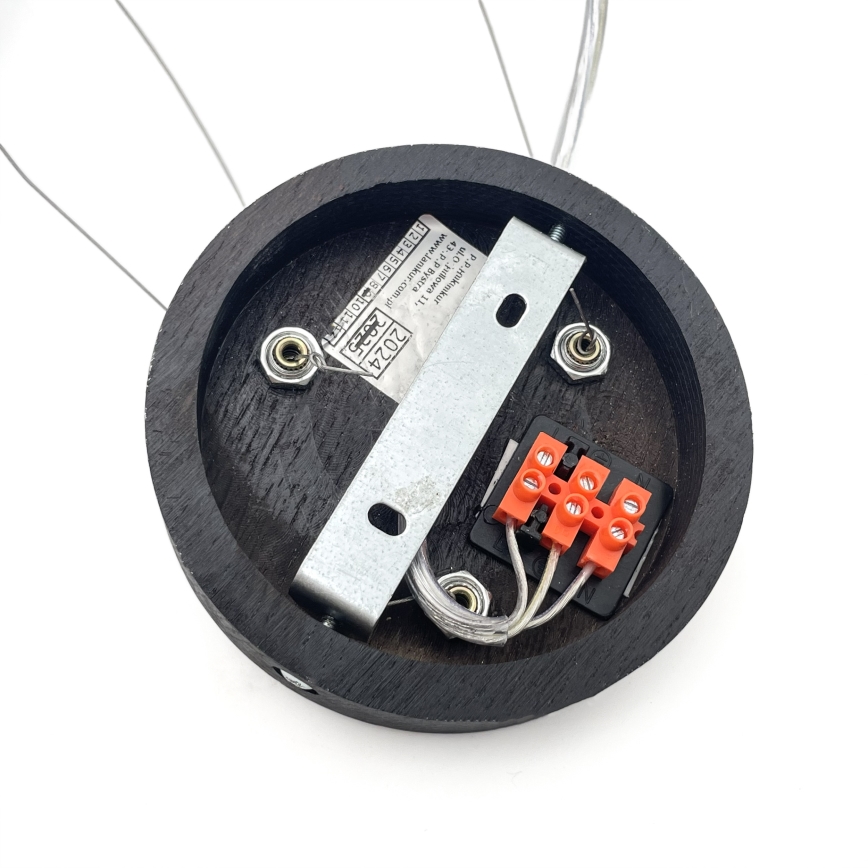 Brilagi - LED lustra ar vadu CARVALHO SMOKEY 3xE27/60W/230V ozols dia. 47,5 cm