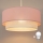 Brilagi - LED lustra uz auklas BOHO BOBO 1xE27/60W/230V Ø 40 cm rozā/krēmkrāsa