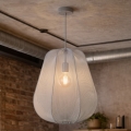 Brilagi - LED lustra uz kabeļa ARVEN 1xE27/8W/230V Ø 37 cm pelēka