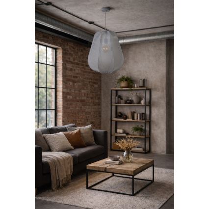Brilagi - LED lustra uz kabeļa ARVEN 1xE27/8W/230V Ø 37 cm pelēka