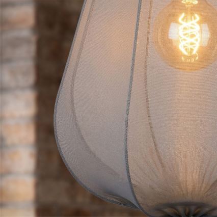 Brilagi - LED lustra uz kabeļa ARVEN 1xE27/8W/230V Ø 37 cm pelēka
