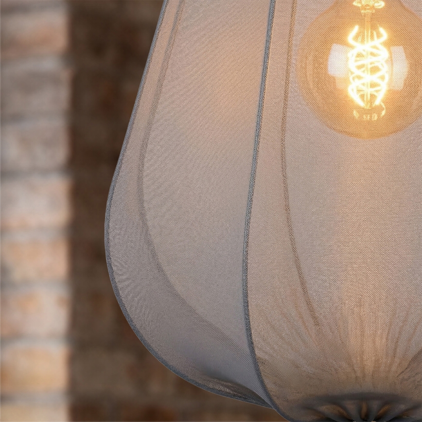 Brilagi - LED lustra uz kabeļa ARVEN 1xE27/8W/230V Ø 37 cm pelēka