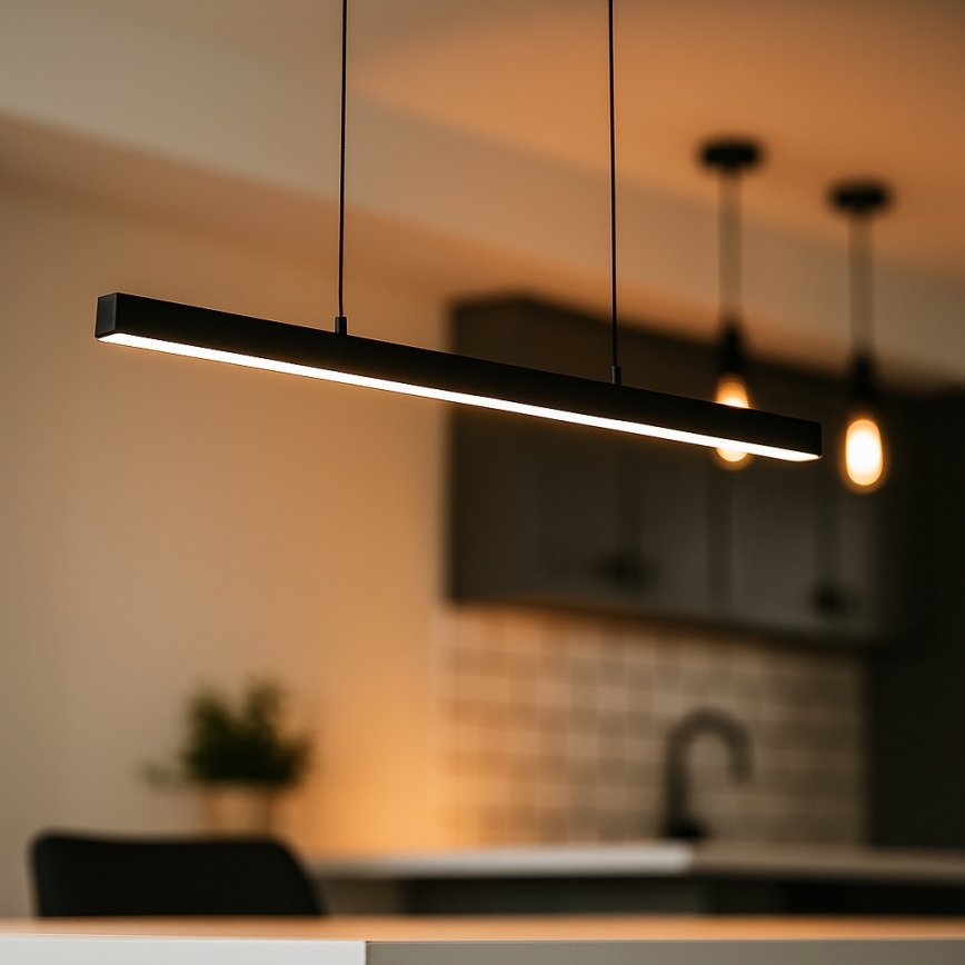 Brilagi - LED lustra uz kabeļa AXIS LED/30W/230V 120 cm melna