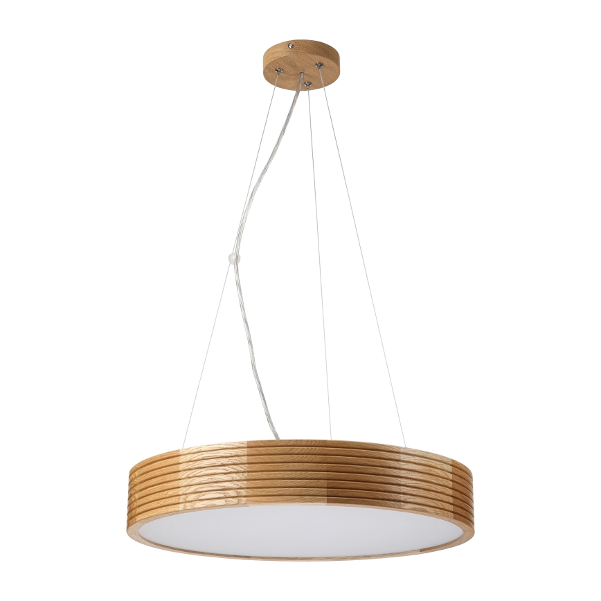Brilagi - LED lustra uz kabeļa CARVALHO MODERN 3xE27/60W/230V, ozols, Ø 47,5 cm