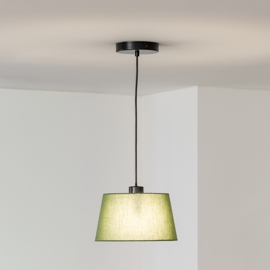 Brilagi - LED lustra uz kabeļa CERIA 1xE27/40W/230V, Ø 25 cm, zaļa