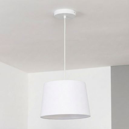 Brilagi - LED lustra uz kabeļa CERIA 1xE27/40W/230V Ø 30 cm balta