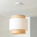 Brilagi - LED lustra uz kabeļa CERIA 1xE27/40W/230V Ø 30 cm bēša/balta