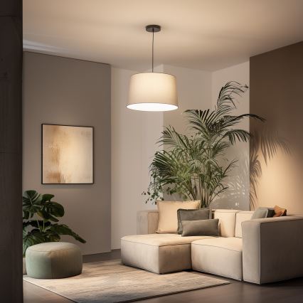 Brilagi - LED lustra uz kabeļa CERIA 1xE27/40W/230V Ø45 cm pelēka