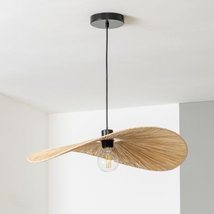 Brilagi - LED lustra uz kabeļa CERIA BOHO 1xE27/40W/230V pr. 60 cm rafija