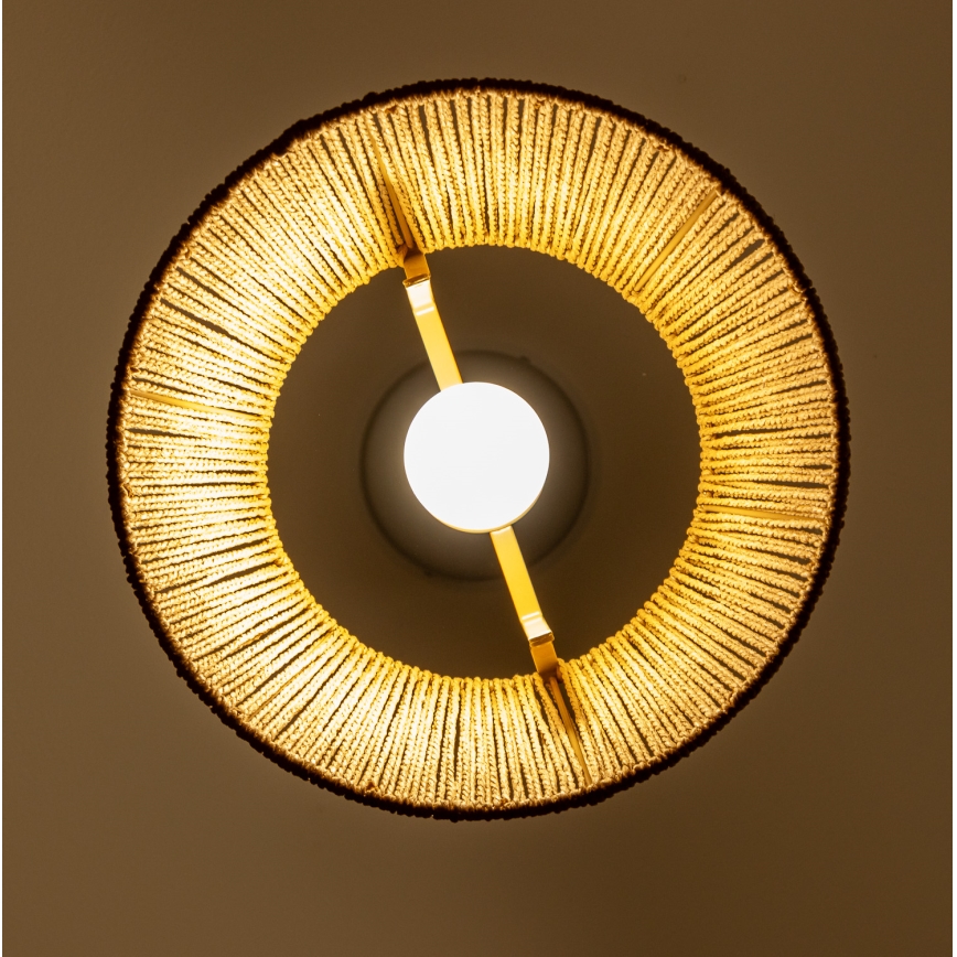 Brilagi - LED lustra uz kabeļa CERIA BOHO 1xE27/40W/230V Ø 28 cm brūna