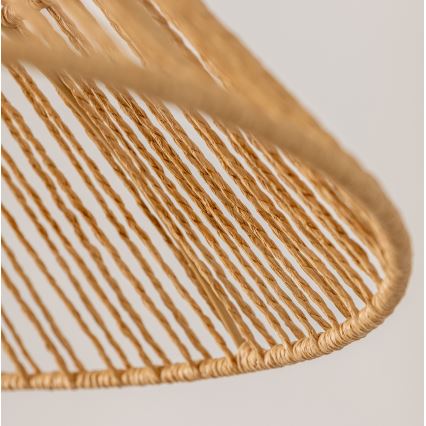 Brilagi - LED lustra uz kabeļa CERIA BOHO 1xE27/40W/230V Ø 70 cm, brūna