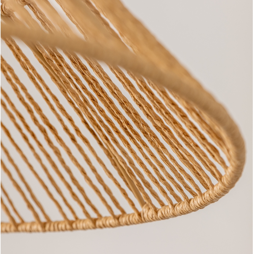 Brilagi - LED lustra uz kabeļa CERIA BOHO 1xE27/40W/230V Ø 70 cm, brūna