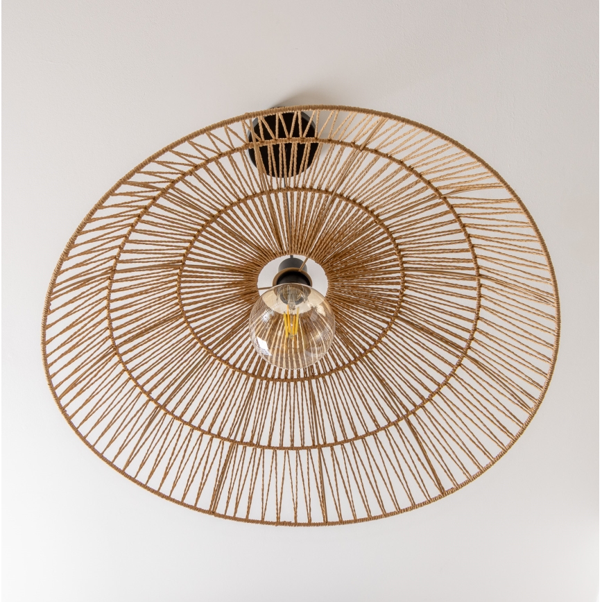 Brilagi - LED lustra uz kabeļa CERIA BOHO 1xE27/40W/230V Ø 70 cm, brūna