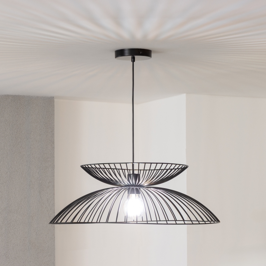 Brilagi - LED lustra uz kabeļa CERIA WIRE, 1xE27/40W/230V, diam. 60 cm, melna