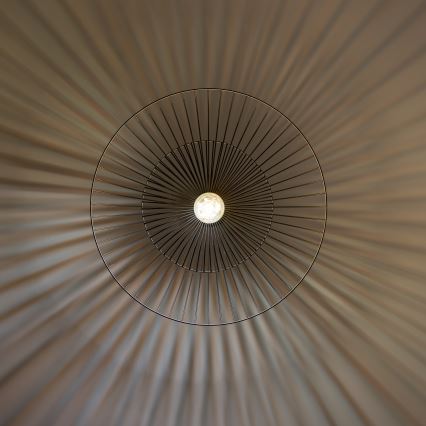 Brilagi - LED lustra uz kabeļa CERIA WIRE, 1xE27/40W/230V, diam. 60 cm, melna