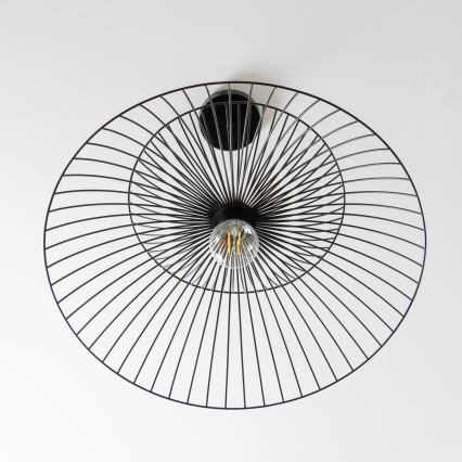 Brilagi - LED lustra uz kabeļa CERIA WIRE, 1xE27/40W/230V, diam. 60 cm, melna