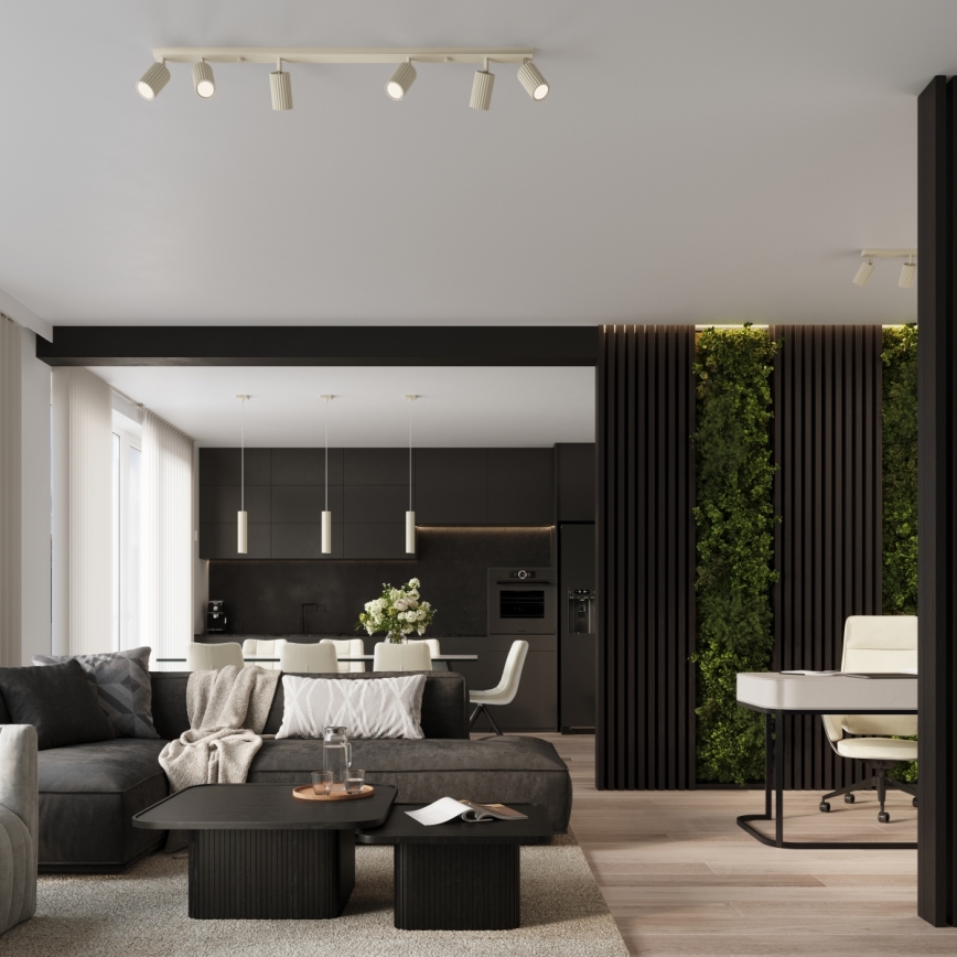 Brilagi - LED lustra uz kabeļa CRESTO 1xGU10/10W/230V krēmkrāsaina