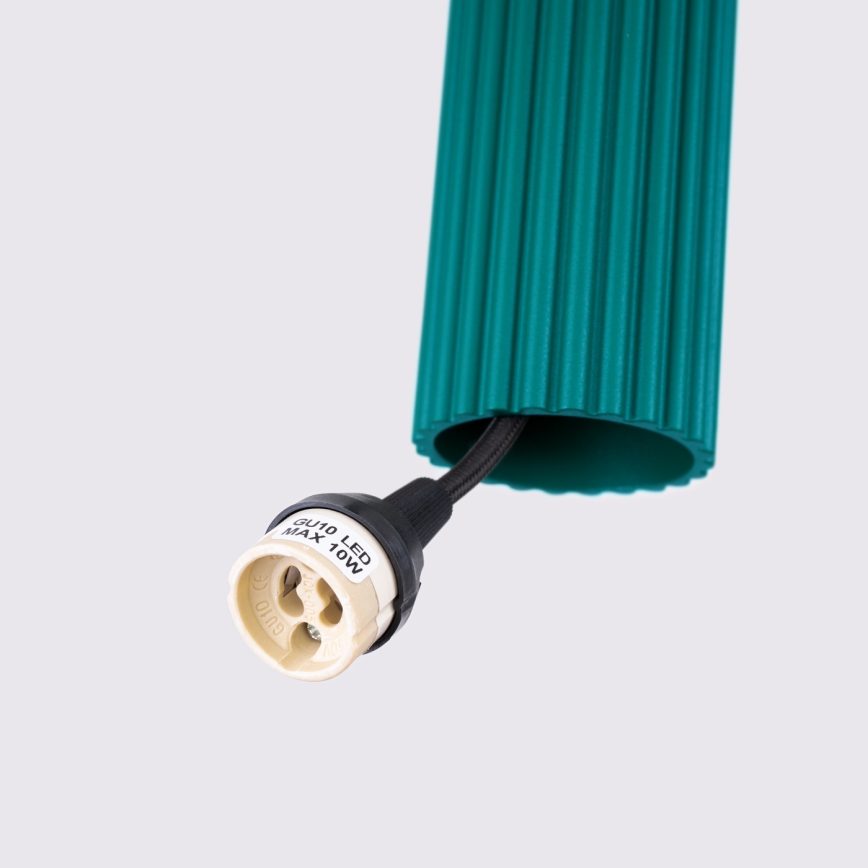 Brilagi - LED lustra uz kabeļa CRESTO 1xGU10/10W/230V, tirkīza