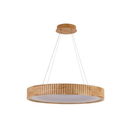 Brilagi - LED pakaramā lustra uz troses FALCON WOOD MODERN LED/40W/230V 3000/4000/6000K Ø 60 cm, koka