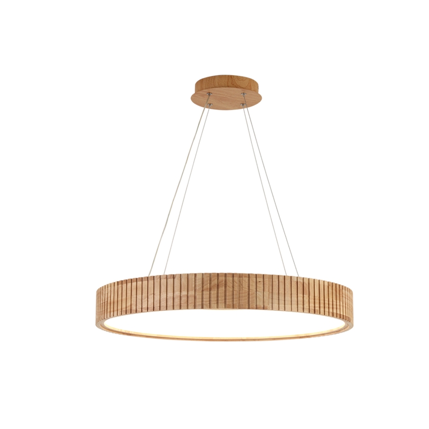 Brilagi - LED pakaramā lustra uz troses FALCON WOOD MODERN LED/40W/230V 3000/4000/6000K Ø 60 cm, koka