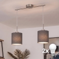 Brilagi - LED lustra uz kabeļa NUBILA 2xE27/60W/230V antracīts