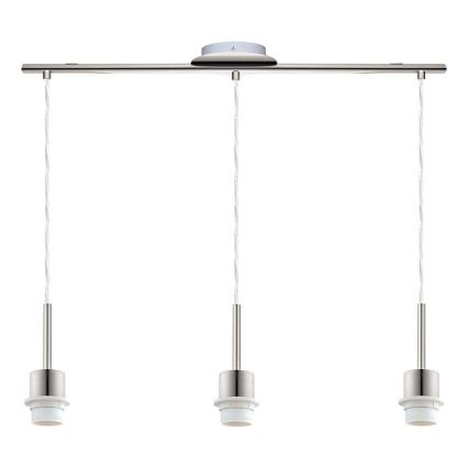 Brilagi - LED lustra uz kabeļa NUBILA 3xE27/60W/230V pelēka