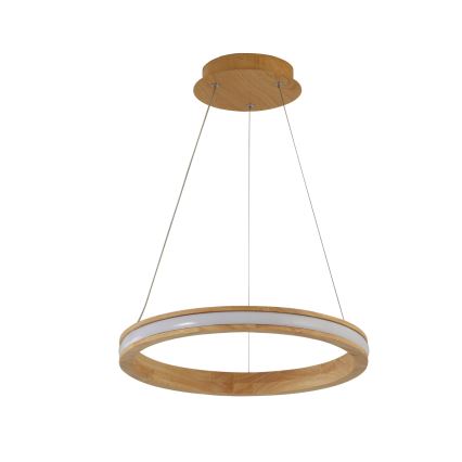 Brilagi - LED lustra uz kabeļa UMEA WOOD LED/30W/230V diam. 40 cm no koka