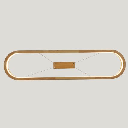 Brilagi - LED lustra uz kabeļa UMEA WOOD LED/40W/230V 90x22 cm koka