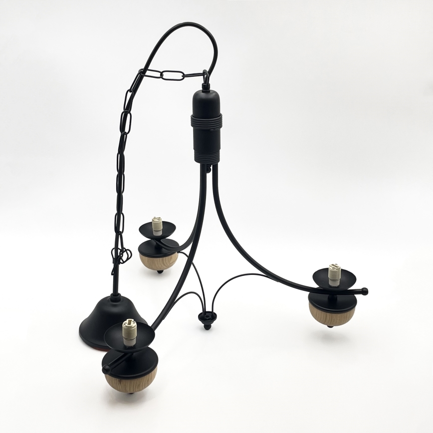 Brilagi - LED lustra uz ķēdes COTTAGE 3xG9/40W/230V ozols/balts