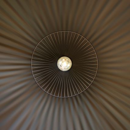 Brilagi - LED lustra uz stieples CERIA WIRE 1xE27/40W/230V Ø 38 cm melna