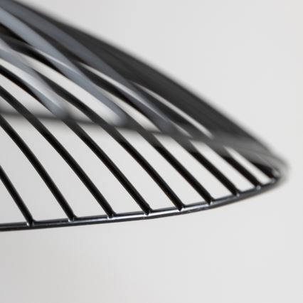 Brilagi - LED lustra uz stieples CERIA WIRE 1xE27/40W/230V Ø 38 cm melna