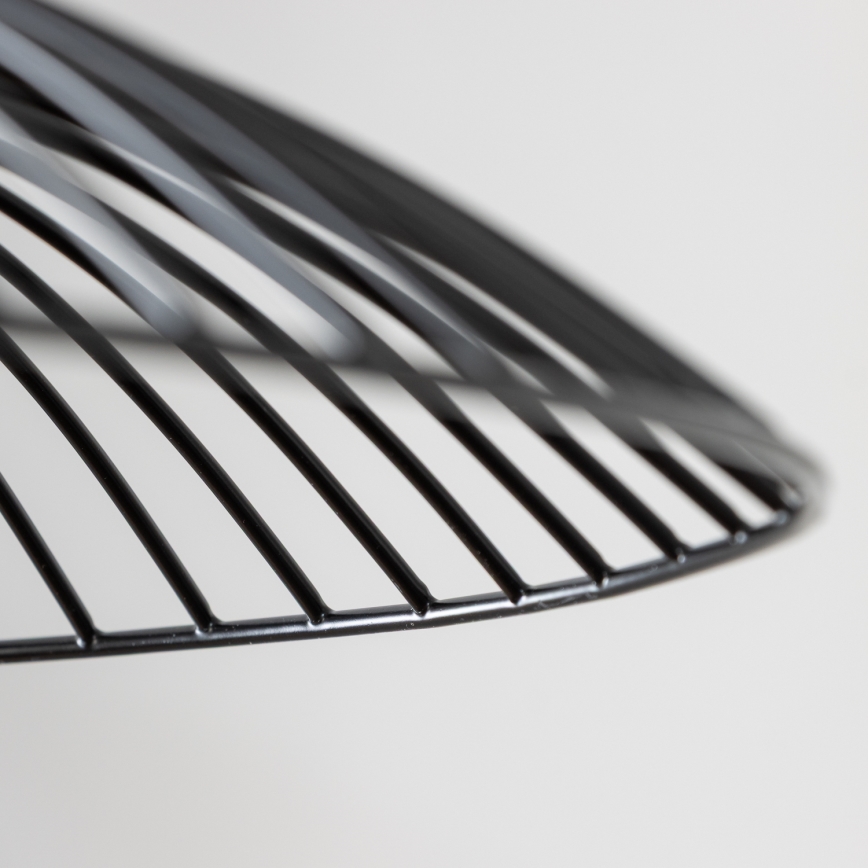 Brilagi - LED lustra uz stieples CERIA WIRE 1xE27/40W/230V Ø 38 cm melna