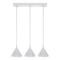 BRILAGI - LED Lustra uz stieples CONE TRIPLE 3xGX53/15W/230V balta