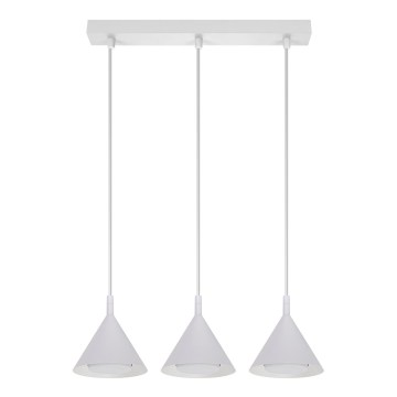 BRILAGI - LED Lustra uz stieples CONE TRIPLE 3xGX53/15W/230V balta