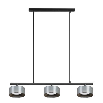 Brilagi - LED Lustra uz troses AURA LUX 3xGX53/30W/230V melna/dūmakaina