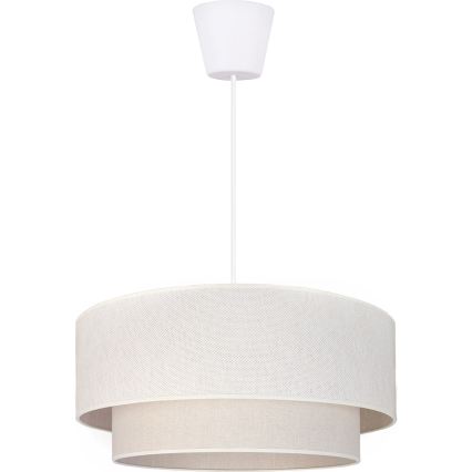Brilagi - LED lustra uz troses BOHO ECO 1xE27/10W/230V Ø 40 cm krēmkrāsas